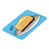 Darstellung des Cartoon Cheesecake Magnet (Linke Seite)