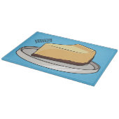 Darstellung des Cartoon Cheesecake Schneidebrett (Ecke)