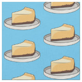 Darstellung des Cartoon Cheesecake Stoff (Nahaufnahme)