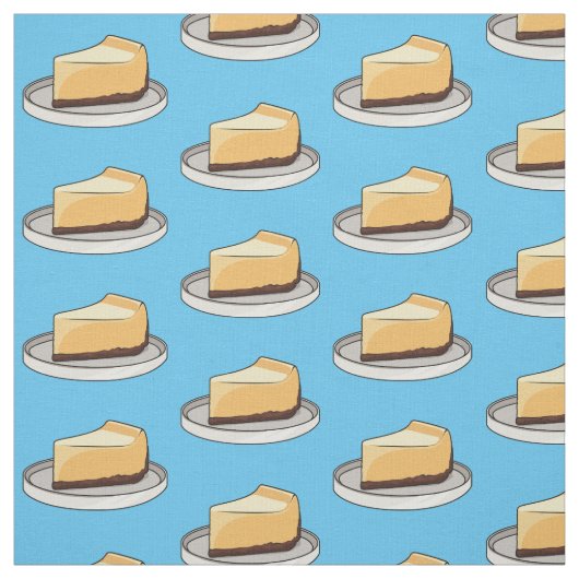 Darstellung des Cartoon Cheesecake Stoff (Muster)