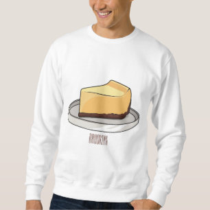 Darstellung des Cartoon Cheesecake Sweatshirt