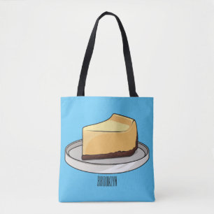 Darstellung des Cartoon Cheesecake Tasche