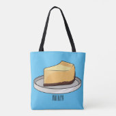 Darstellung des Cartoon Cheesecake Tasche (Rückseite)
