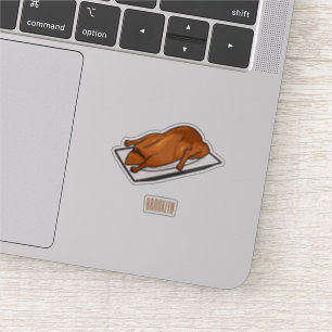 Darstellung des Cartoon der Ente Aufkleber