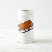 Darstellung des Cartoon der Ente Bierglas (Mittel)