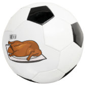 Darstellung des Cartoon der Ente Fußball (Dreiviertel)