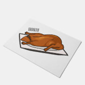 Darstellung des Cartoon der Ente Fußmatte (Schrägansicht)