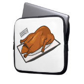 Darstellung des Cartoon der Ente Laptopschutzhülle (Vorderseite Links)