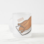 Darstellung des Cartoon der Ente Mattglastasse (Vorderseite Links)