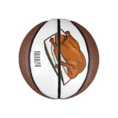 Darstellung des Cartoon der Ente Mini Basketball (Vertikal)