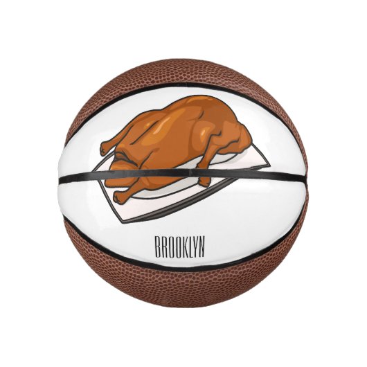 Darstellung des Cartoon der Ente Mini Basketball (Vorderseite)