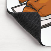 Darstellung des Cartoon der Ente Mousepad (Ecke)