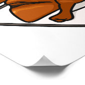 Darstellung des Cartoon der Ente Poster (Ecke)