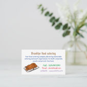 Darstellung des Cartoon der Ente Visitenkarte (Stehend Vorderseite)