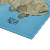 Darstellung des Cartoon des Groupers Schneidebrett (Ecke)