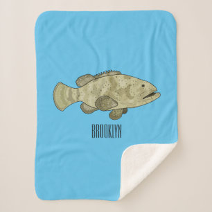 Darstellung des Cartoon des Groupers Sherpadecke