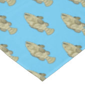 Darstellung des Cartoon des Groupers Tischdecke (Schrägansicht)