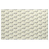 Darstellung des Cartoon des Kranichs Stoff (Fat Quarter (45,7 x 55,9 cm))