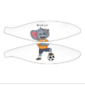 Darstellung des Cartoon eines Elephanten-Fußballsp Mini Basketball (Panele)