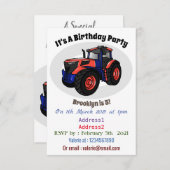 Darstellung des Cartoon Einladung (Vorne/Hinten)