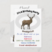 Darstellung des Cartoon Einladung (Vorne/Hinten)