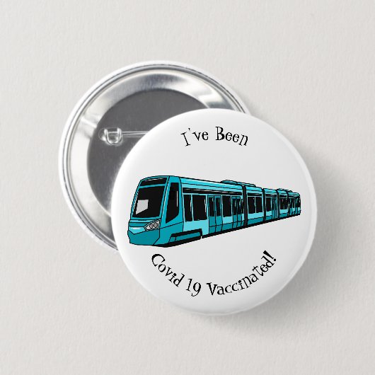 Darstellung des Cartoon elektrischer Lokomotive Button (Vorne & Hinten)