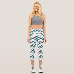 Darstellung des Cartoon elektrischer Lokomotive Capri Leggings