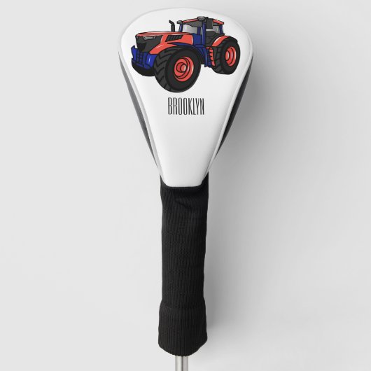 Darstellung des Cartoon Golf Headcover (Vorderseite)