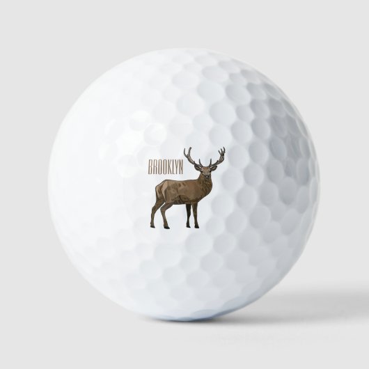 Darstellung des Cartoon Golfball (Vorderseite)