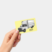 Darstellung des Cartoon im Box-LKW Ausweis (Handheld)