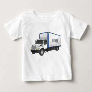 Darstellung des Cartoon im Box-LKW Baby T-shirt