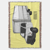 Darstellung des Cartoon im Box-LKW Decke (Vorderseite Vertikal)