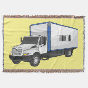 Darstellung des Cartoon im Box-LKW Decke