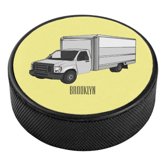 Darstellung des Cartoon im Box-LKW Eishockey Puck (3/4)