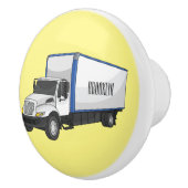 Darstellung des Cartoon im Box-LKW Keramikknauf (Rechts)