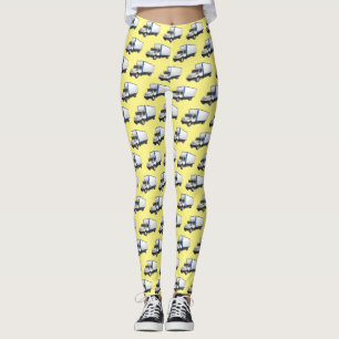 Darstellung des Cartoon im Box-LKW Leggings