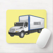 Darstellung des Cartoon im Box-LKW Mousepad (Mit Mouse)