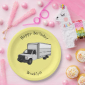 Darstellung des Cartoon im Box-LKW Pappteller (Party)