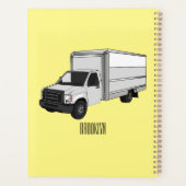 Darstellung des Cartoon im Box-LKW Planer (Rückseite)