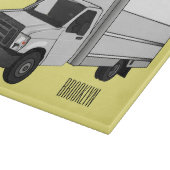 Darstellung des Cartoon im Box-LKW Schneidebrett (Ecke)