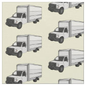 Darstellung des Cartoon im Box-LKW Stoff (Nahaufnahme)