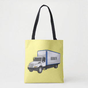 Darstellung des Cartoon im Box-LKW Tasche