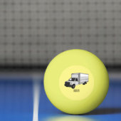 Darstellung des Cartoon im Box-LKW Tischtennisball (Netto)
