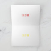 Darstellung des Cartoon im Krankenwagen Karte (Innenseite)