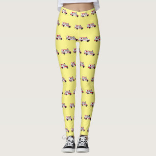 Darstellung des Cartoon im Krankenwagen Leggings