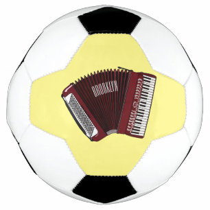 Darstellung des Cartoon in Accordion Fußball