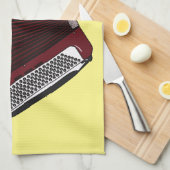 Darstellung des Cartoon in Accordion Geschirrtuch (Viertel Falte)