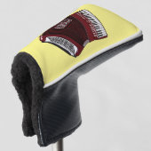 Darstellung des Cartoon in Accordion Golf Headcover (3/4 Vorderseite)