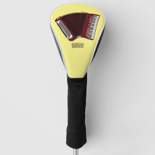 Darstellung des Cartoon in Accordion Golf Headcover