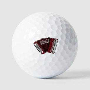 Darstellung des Cartoon in Accordion Golfball